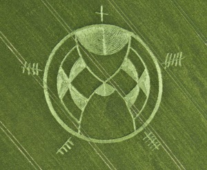 Silbury Hill "time-attractor", or Eschaton: is time running out? crop circle June 25th, 2013 